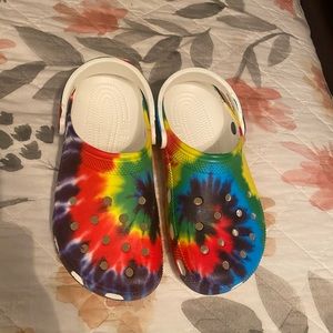 Tie dye crocs!